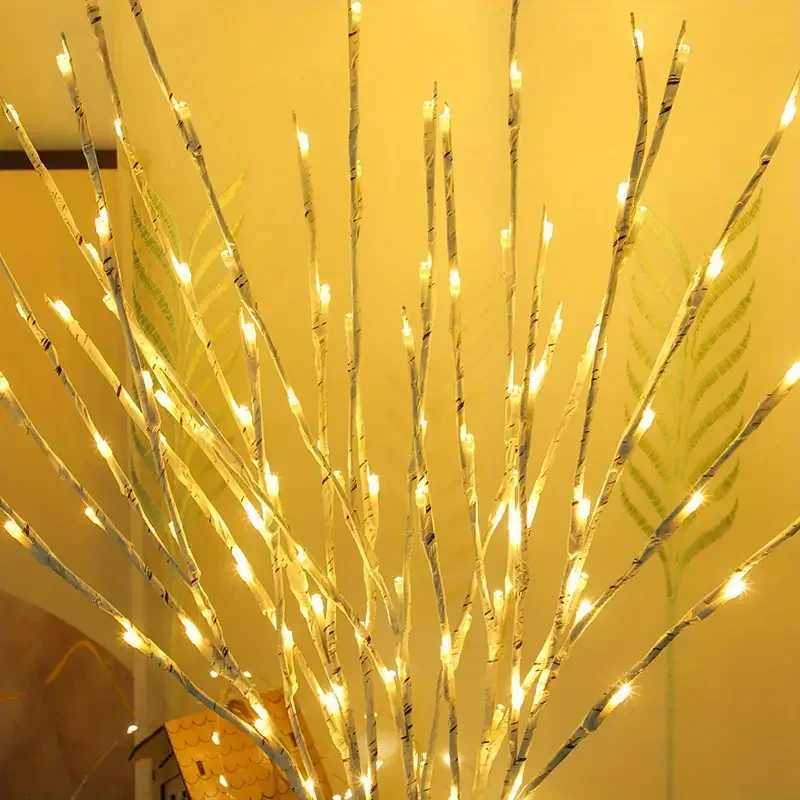 1/2PC Artificial Branch Decorative Lamp Suitable for Indoor and Outdoor Christmas Wedding and Home Decoration M251113