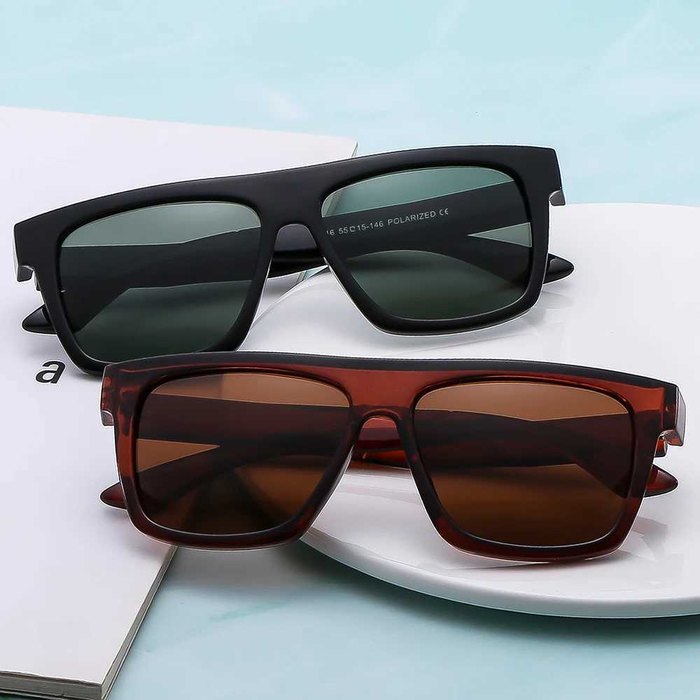 Motorcycle Glasses 2pcs Rectangle Sunglasses Women Polarized UV400 Outdoor Sports Gear Protection Driving Glasses UnisexC250412