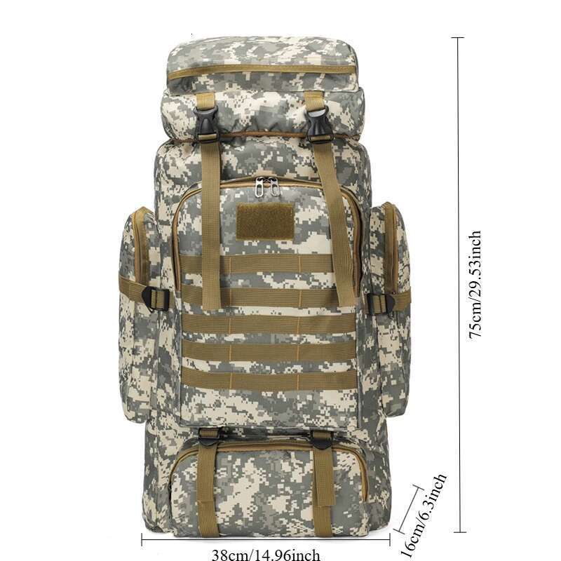 Oxford Cloth Outdoorbackpack Camouflagehiking Tactical Mountaineering Bag Men's Campingtravel Mini Backpack