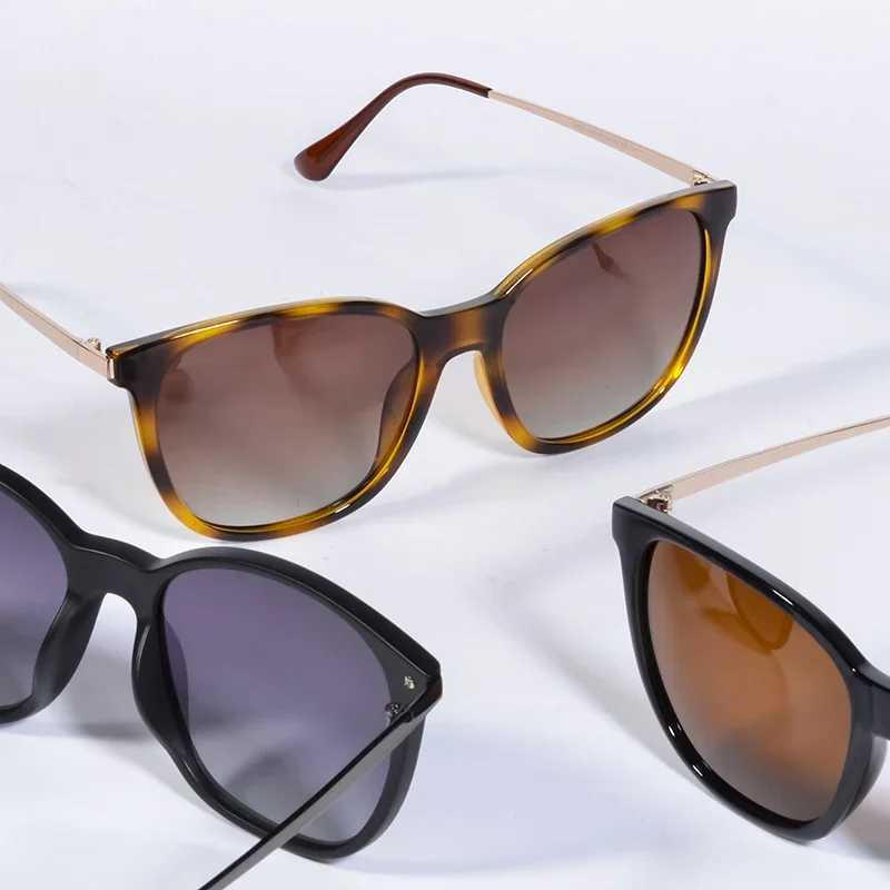 CRIXS Vintage Cateye Polarized Sunglasses for Women Anti Glare Driving Sun Glasses Ladies Luxury Brand Designer Shades FemaleC250412