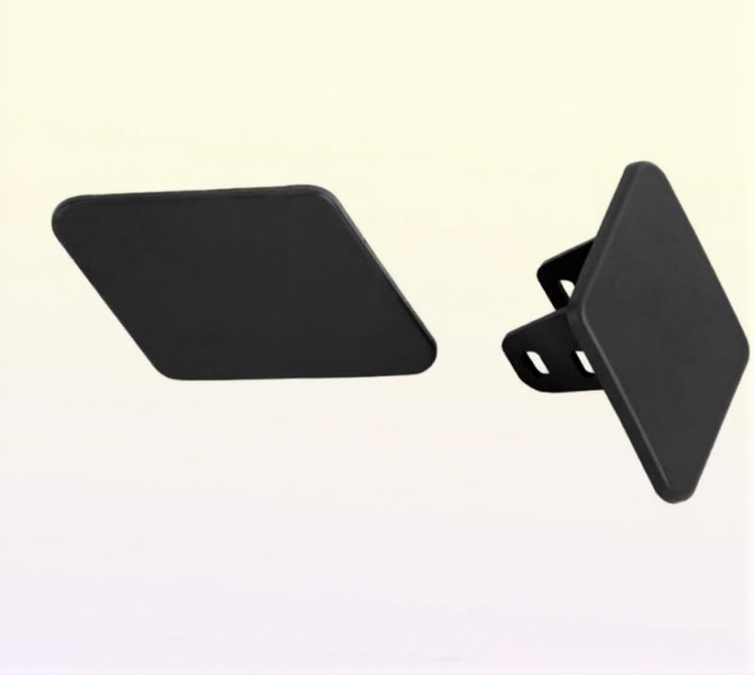 2Pcs Bumper Cover Dustproof Lightweight ABS Car Headlight Washer 61678031307 61678031308 For 3 Series E90 20052009 Sunshade