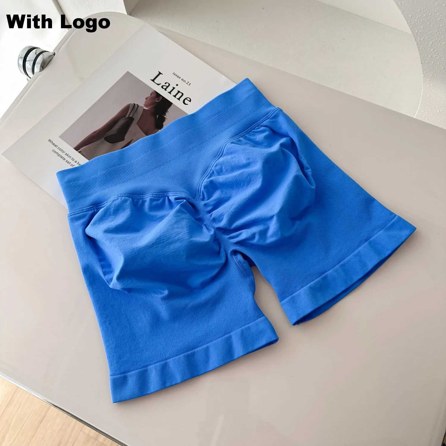 Impact shorts 4.5 inches low waist seamless yoga shorts Scrunch Bum gym shorts exercise bike shorts stretch fitness shorts Y250412