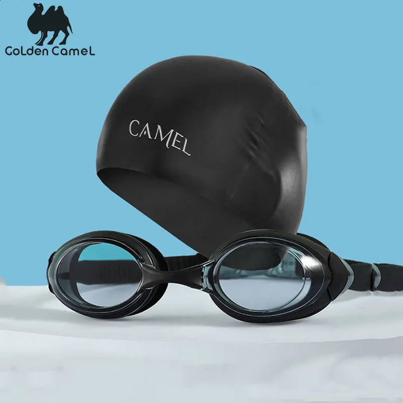 Goldencamel Swimming Goggles Swimming Glasses Earplugs Nose Clip Diving Glasses for Swimming Cap Natation 250411