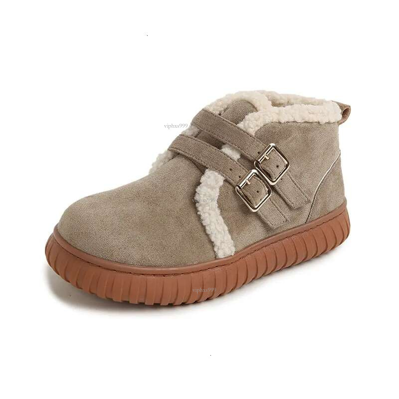 2025 Designer Outdoor Waterproof Platform Snow Boots Warm Boken Women's Shoes Multi-purpose Plus Size Wool And Cotton Shoes