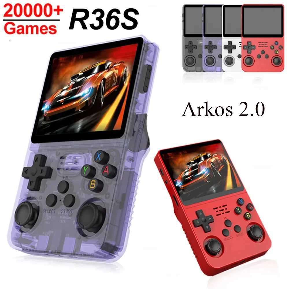 Arkos System R36S Retro Game Console Handheld 35 Consolas R36 S Portable Pocket Video Player 64GB 128GB Kid Gift H251113