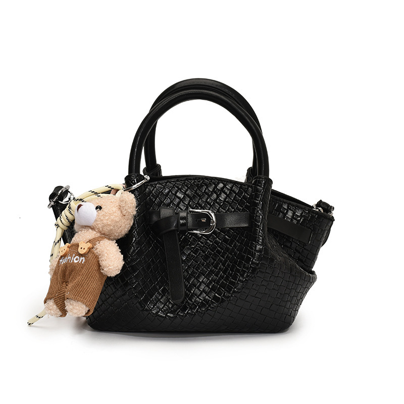 2025S Designer Women S Bag Simple And High End Handbag Wax Leather Large Capacity Crossbody Bag Women S New Fashionable Pleated Diamond Grid Tote Bag