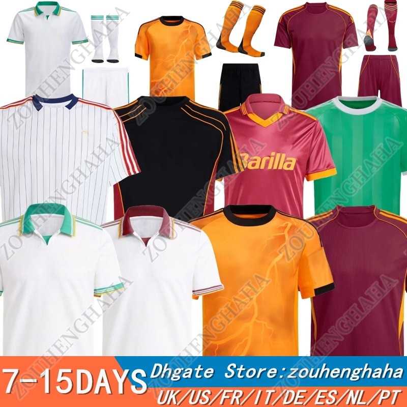 25 26 Maglia FERGUSON DYBALA Third Soccer Jerseys 2025 2026 home Away MANU KONE SOULE PELLEGRINI EL SHAARAWY Football Jersey Shirts Kit Players fans Men Kids 16-4XL