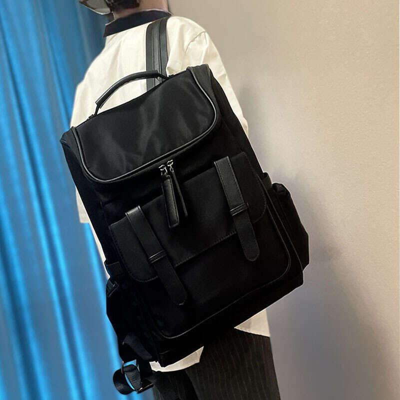 Backpack Youmao Men's Simple and Waterproof Oxford Cloth Business Travel Backpack Large Capacity Student backpack