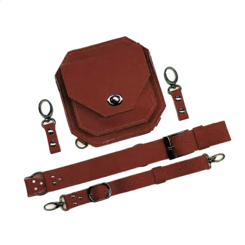 Punk Retro PU waist bag casual small square hip bag suitable for womens cross body multifunctional outdoor leg phone bag 250408