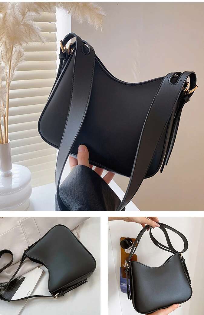 Shoulder Bag Casual Underarm Daily Bags For Home-Work Traffic PU Leather Ladies Bankettas Business Crossbody Bag
