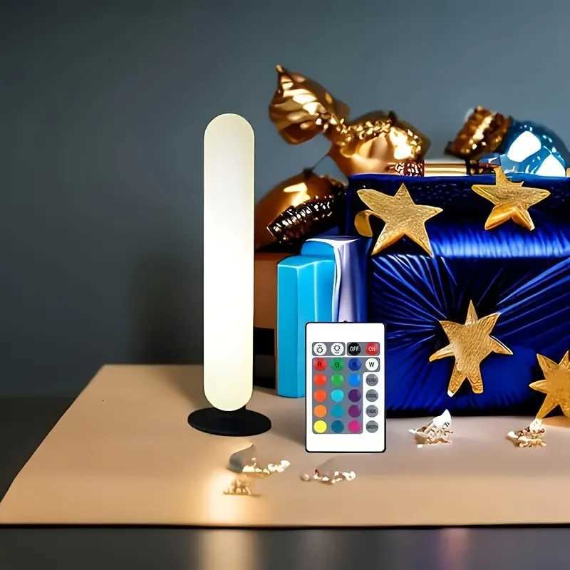 1/2pc LED Desktop Smart RGB Light Bars with Remote 16colors USB Plug Night Light for Gaming Desk Office Party TV Background Gift W251112