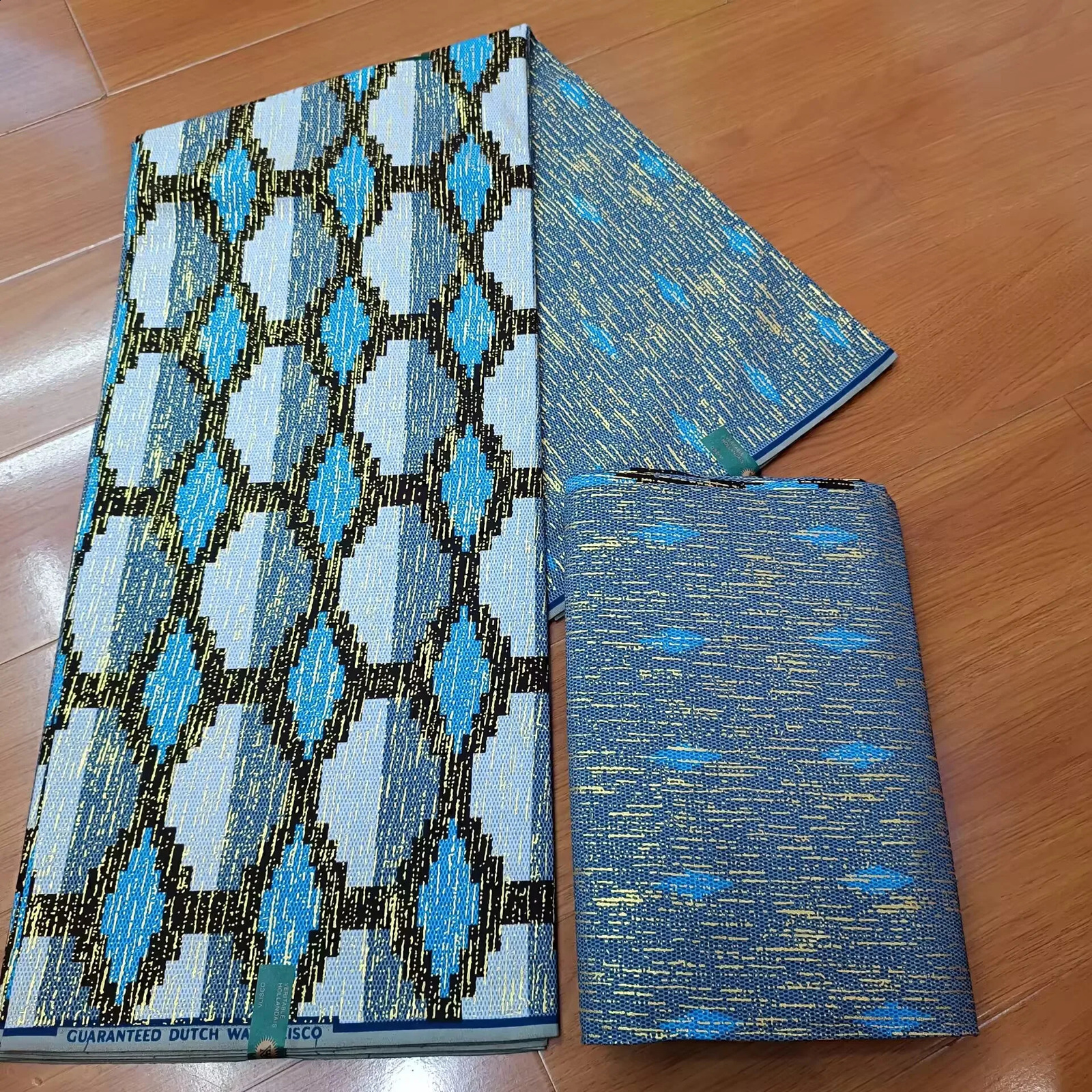 24 100% Cotton d real Veritable African wax high quality pagne wax Veritable 6yards african ankara sewing fabric 250407