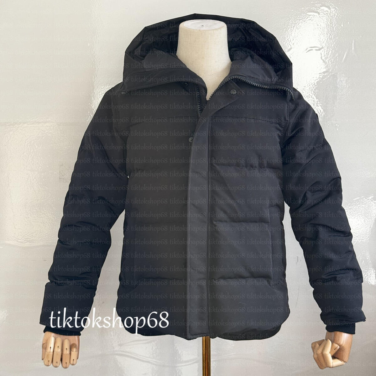 Winter Canada Mens Puffer jacket Wyndham Parka Down Jacket Coats Wolf Fur Collar Oversized Clothes Outfit Fashion Style Winter Outdoor Warm Jacket