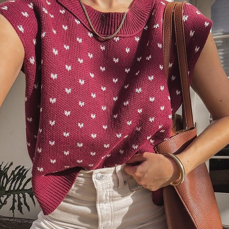 Valentine's Day Nordic Breeze Womens Tops Short Sleeve T-Shirts Eyelet Embroidery Blouse Dressy Causal Spring Summer Fashion 2025 Trendy Clothes-