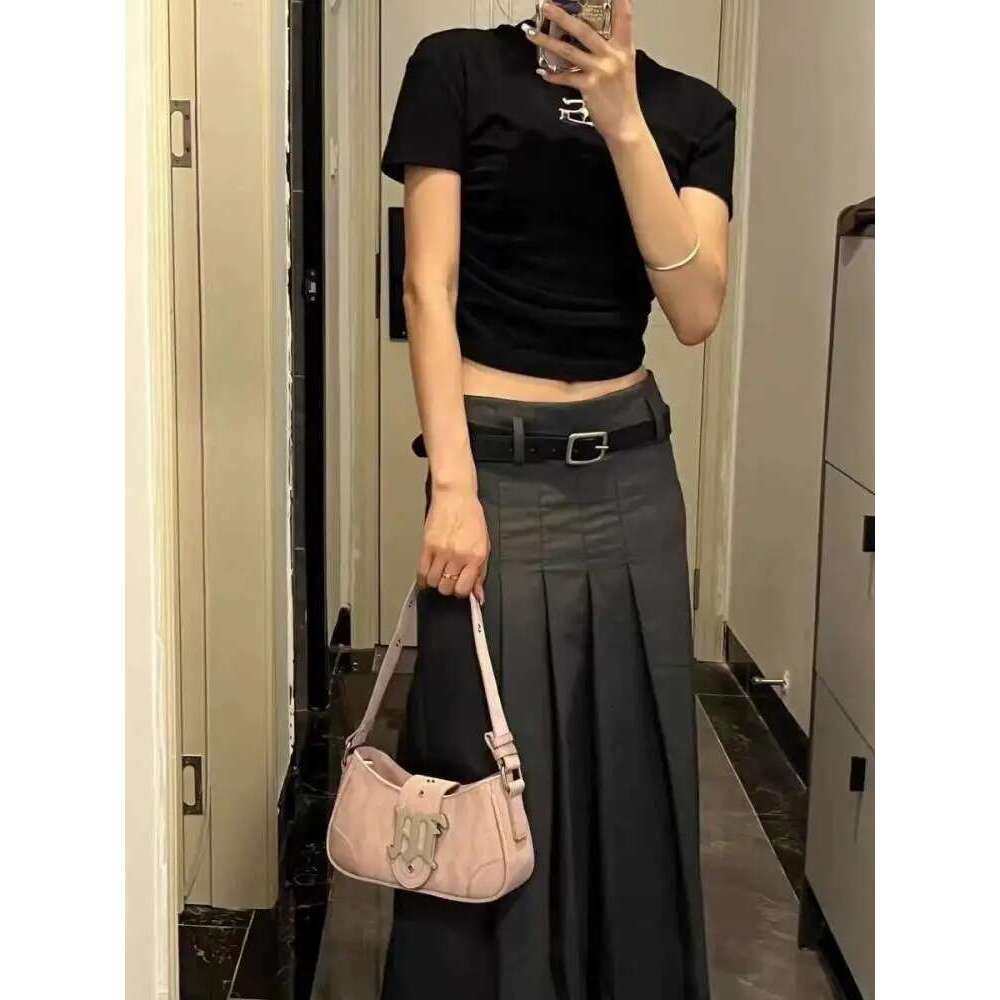 New Simple Black Shoulder Bags For Women Casual Hot Girl PU Leather Underarm Bag Fashion Ladies Pink Rhomboid Lattice Handbags