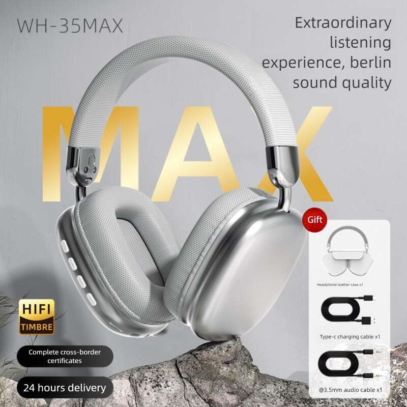 Famous Brand New W H Max Earbud Headset Simple for Universal Wireless Bluetooth Headset Long Battery Life