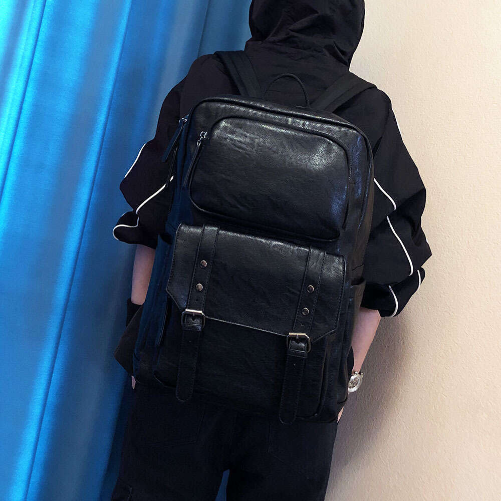 Backpack men's large capacity new Korean version trendy casual computer travel bag college student backpack