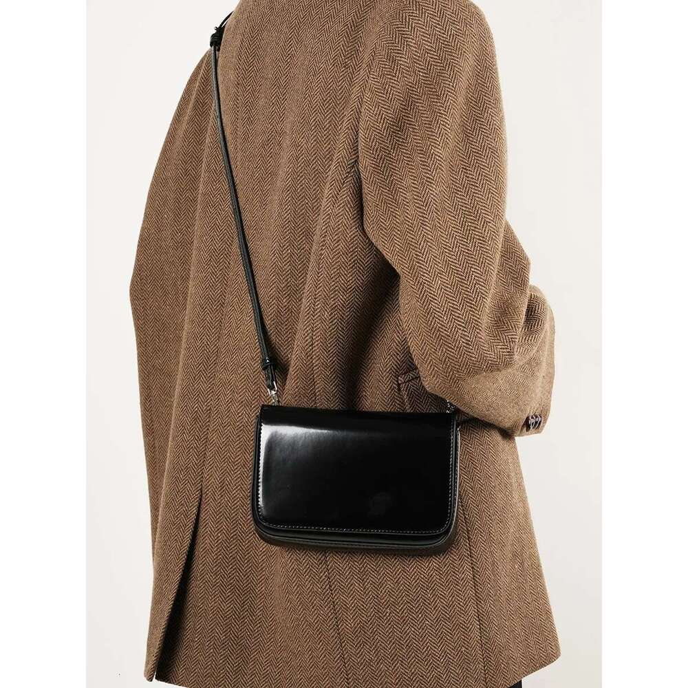 Genuine Leather Women Small Square Retro Handbags High Quality Ladies Phone Bag Solid Color Shoulder Messenger Bags