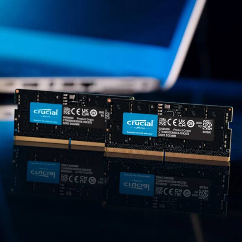 Crucial DDR5 SODIMM RAM 16GB 32GB 24GB 48GB Notebook 4800MHz 5600MHz 11V for Laptop Memory