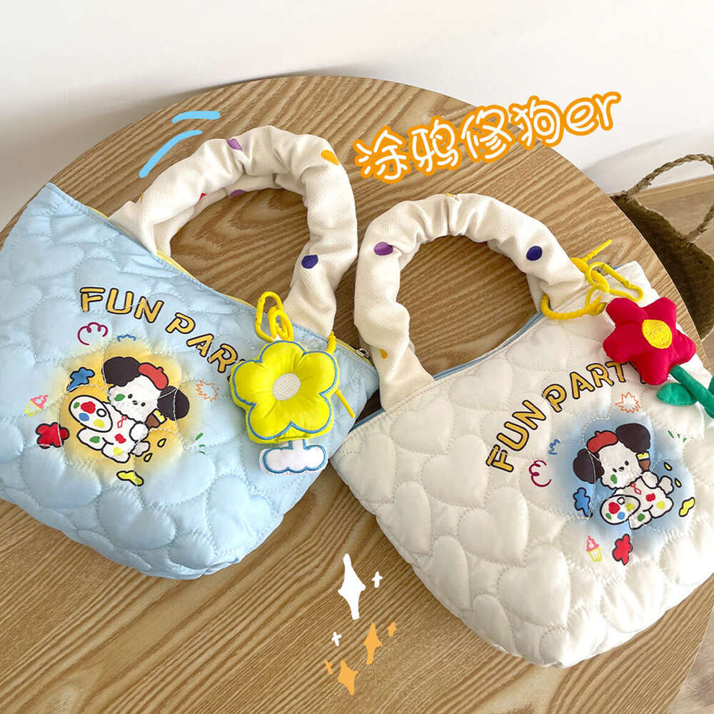 /Cartoon Quilted Love Handheld Zipper Bento Commuter with Rice Mommy Bag