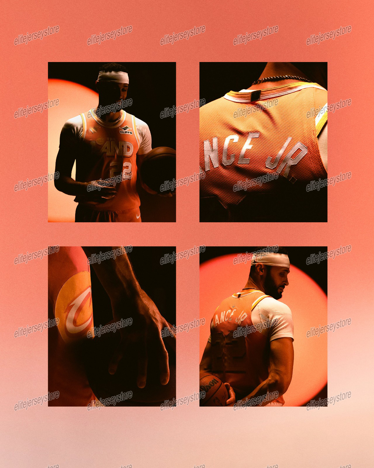 Personalized Custom Basketball Jersey 2025-26 City Edition Jersey 45 Mitchell Jarrett Allen Darius Garland Evan Mobley Hunter Max Strus