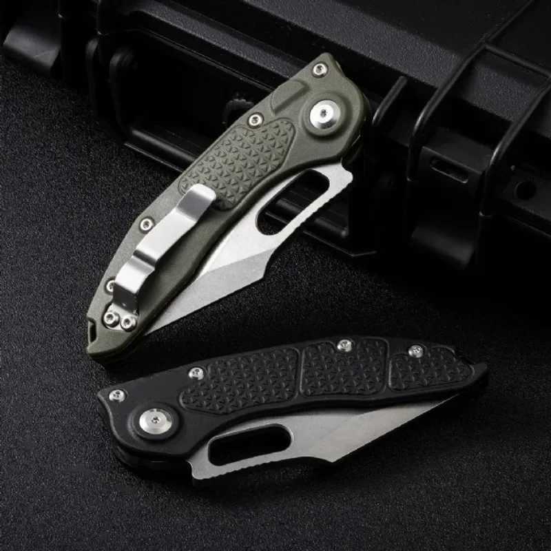 2025 Stitch Ramloc Folding Pokcet Knife D2 Steel Handle Nylon Fiberglass Handle Outdoor Survival Camping Tool Hunting KnifeT250412