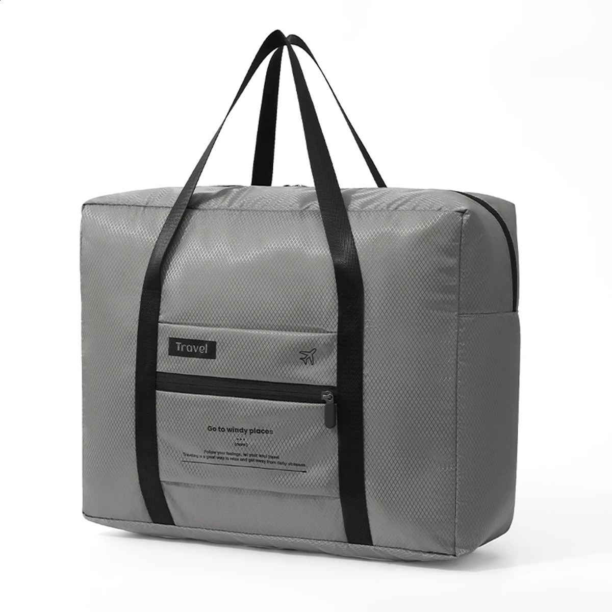 2025 Diamond Shaped Luggage Bag Large Capacity Mobile Ultra Light Folding Travel Clothing Storage 250409