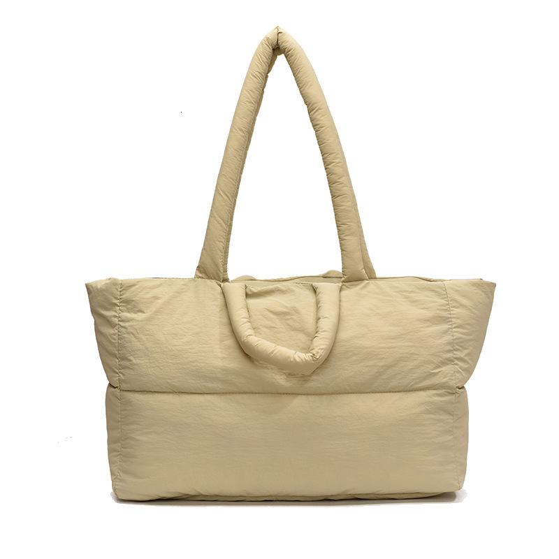2025S Designer Women S Bag Women S New Cotton Down Jackets Niche South Korean Space Bags One Shoulder Tote Oversized Bags Popular This Year