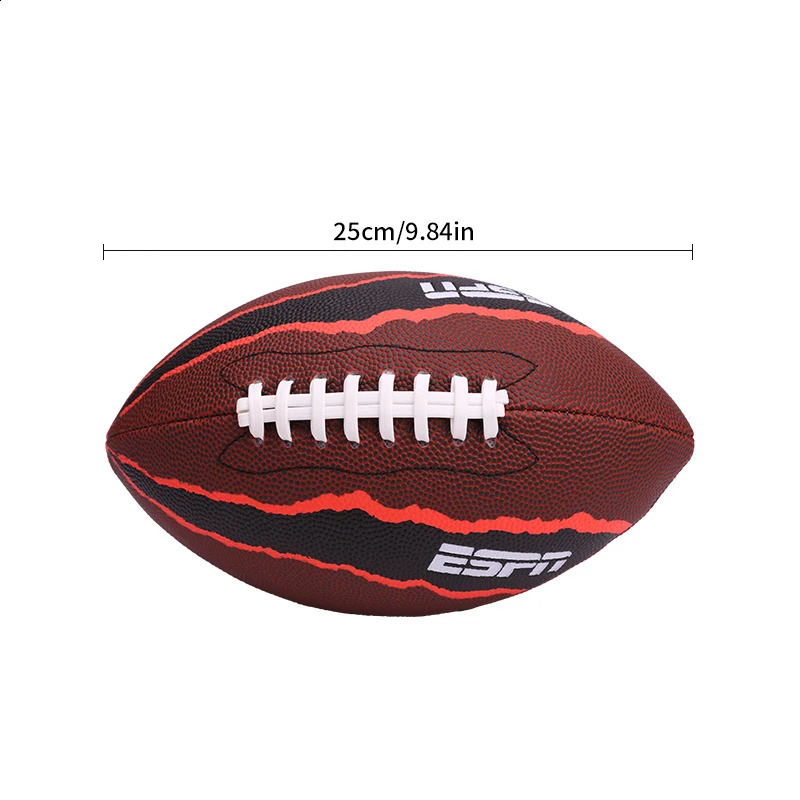 1pc American Football Soccer Rugby Association Footy Ball Standard Size 6 Sports For Men Women 250410