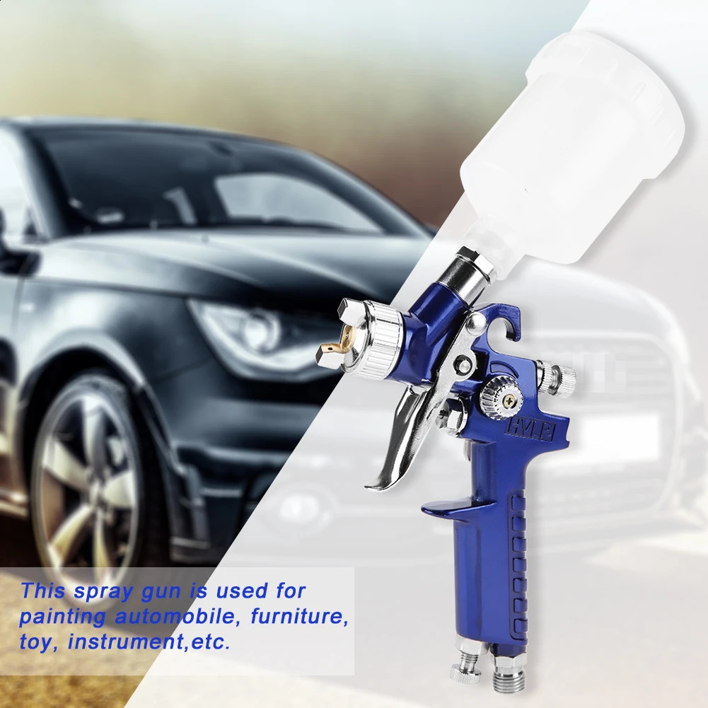 H-2000A Professional 0.8/1.0mm Nozzle 125ml Mini Pneumatic Spray Gun For Car Painting Repair Pneumatic Spray gun Mini spray gun 250409