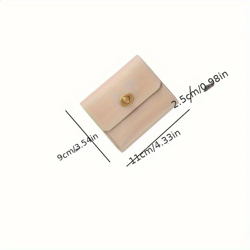 Real soft leather wallet for women short coin purse womens small wallet large capacity paper bag 250410