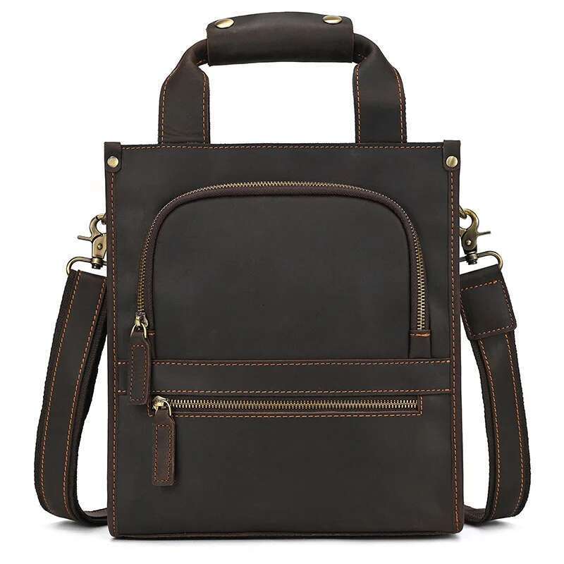 Men Women shoulder bag genuine messenger bags big capacity breifcases A4 business male female real cow leather handbags