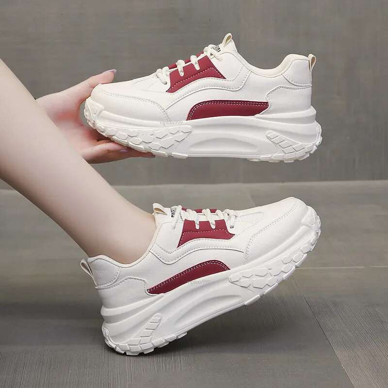 New Free Shipping Designer Shoes Thick Soled Versatile Dad 2025 Spring And Autumn Style Small Height Increase Student Casual Sports Shoes For Women