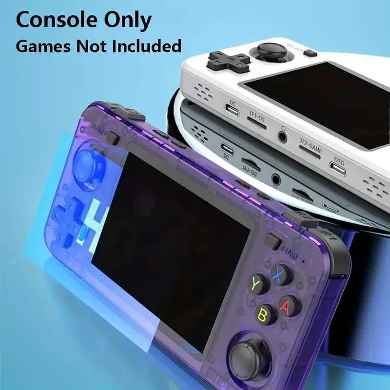 R36H Retro Handheld Console Open Source Linux System Classic Game Consoles 35 inch I Screen Portable Video PlayerW251113