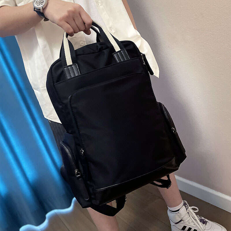 Backpack Japanese and Korean Trendy Multi functional Men's Waterproof Oxford Spinning Large Capacity Travel Backpack Business Bag