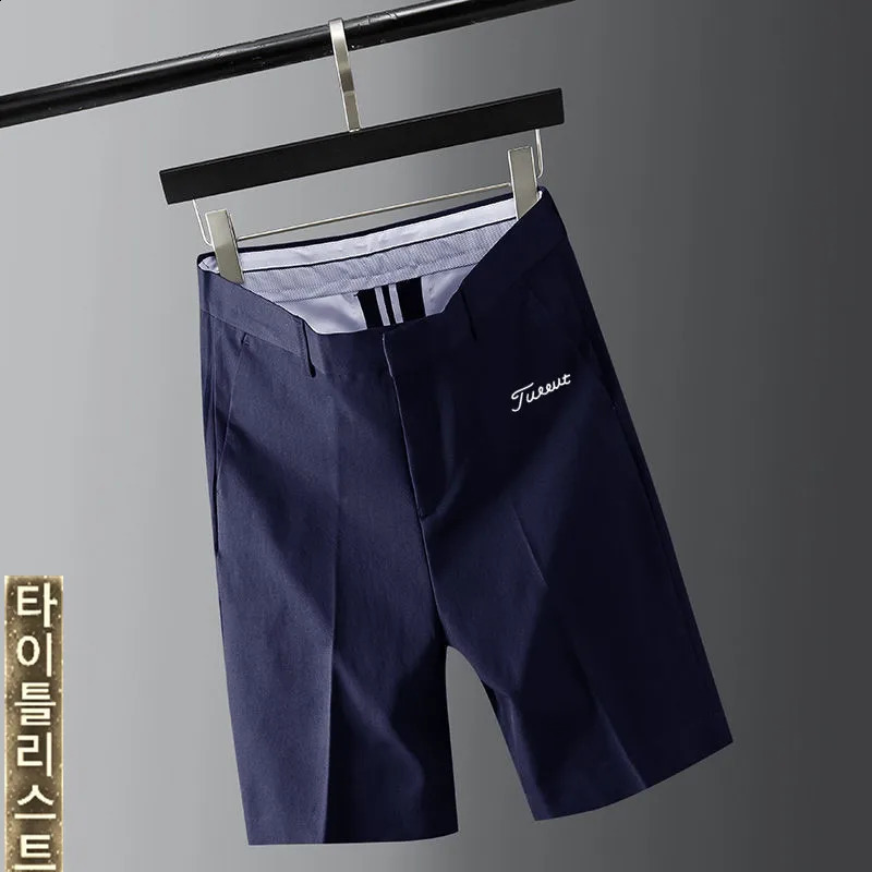 Summer Golf Wear Mens 2025 Golf Shorts Quick Drying Business Casual Middle Pants Golf Clothing Men Suit Shorts 250411