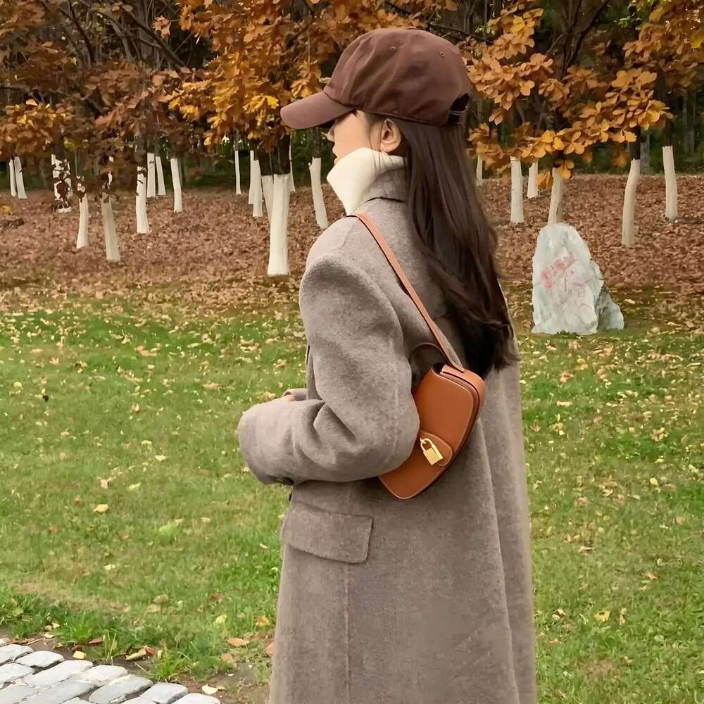 Fashion Small Square Bag Women Shoulder Designer Solid Color Buckle Korean Leisure Versatile Crossbody Brand Bags