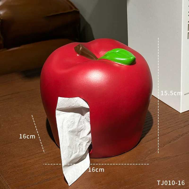 Cartoon Cute Apple Tissue Box Living Ro Tea Table He Decor Creative Desktop Paper Drawer Box Decor Y251112