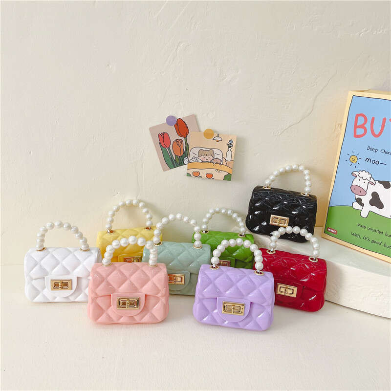 2025 New Hot Selling Jelly Handheld Mini Children's Internet Celebrity Girl Cute Small Shoulder Bag