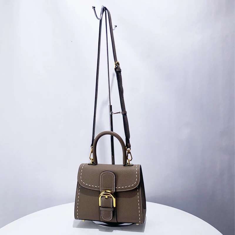 Small Square Messenger Bag For Women Designer Handbag And Purse 2024 New In Vintage Simple Commuting Shoulder Crossbody
