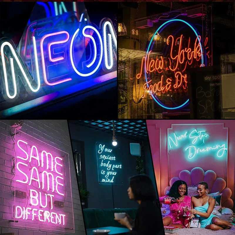 Custom Neon Signs Neon Name Sign Wall Decor Personalized LED Sign Custom Neon Lights for Wedding Birthday Party Christmas Gift W251112