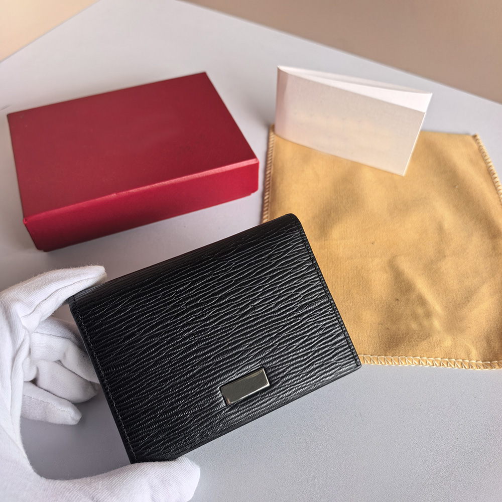 Business card USD pocket Coin Purse Genuine Leather Men Wallet designer short credit card holder Mini Wallets women's wallet handbag with Box