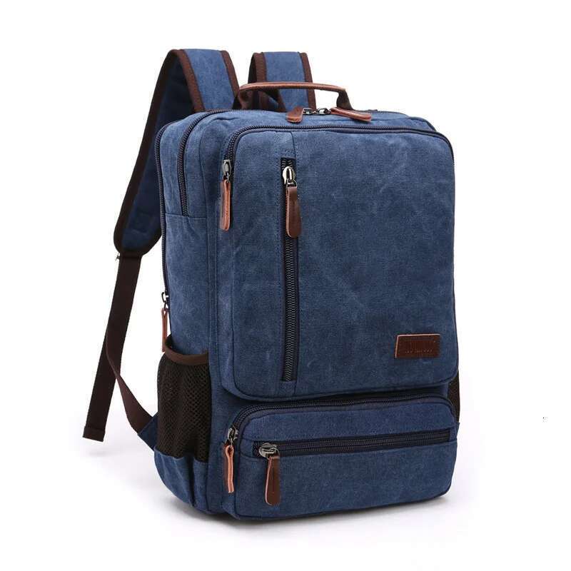 Vintage Canvas Men Large Capacity Travel Shoulder High Quality Fashion Students Bag Male Notebook Laptop Backpack