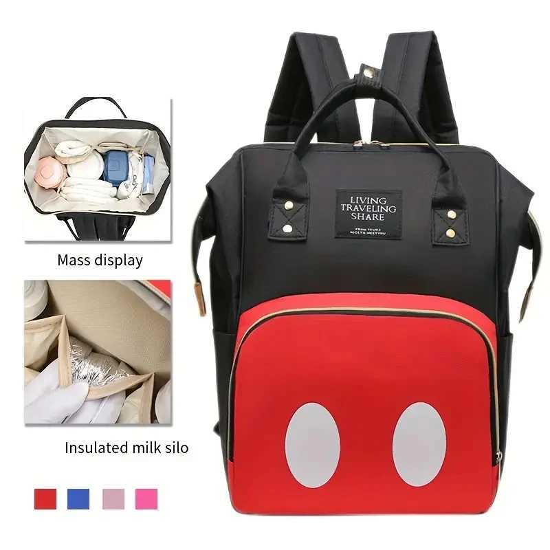 Disney Fashion Trend Mom Bag Lightweight Baby Cart Bag Large Capacity Backpack Large Christmas Halloween Thanksgiving GiftXJ250412