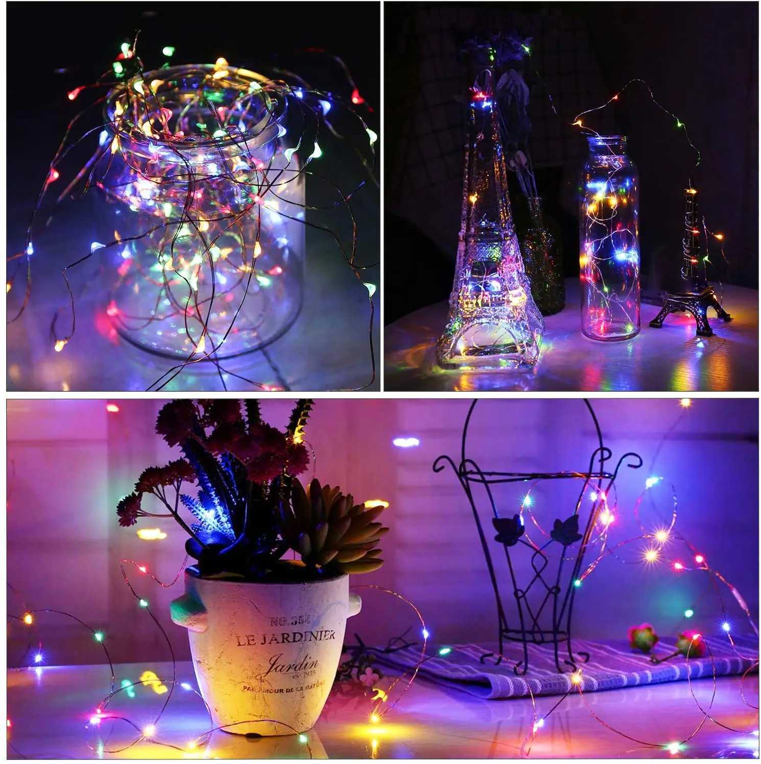 12V Led Fairy Lights Copper Wire String Christmas Lights 10M 20M 30M Holiday Outdoor Garland For Tree Wedding Party Decoration M251113