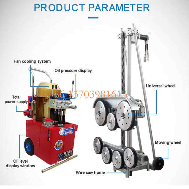 Made in China Granite Wire Saw Cutting Machine Mini Diamond Wire Saw Machine