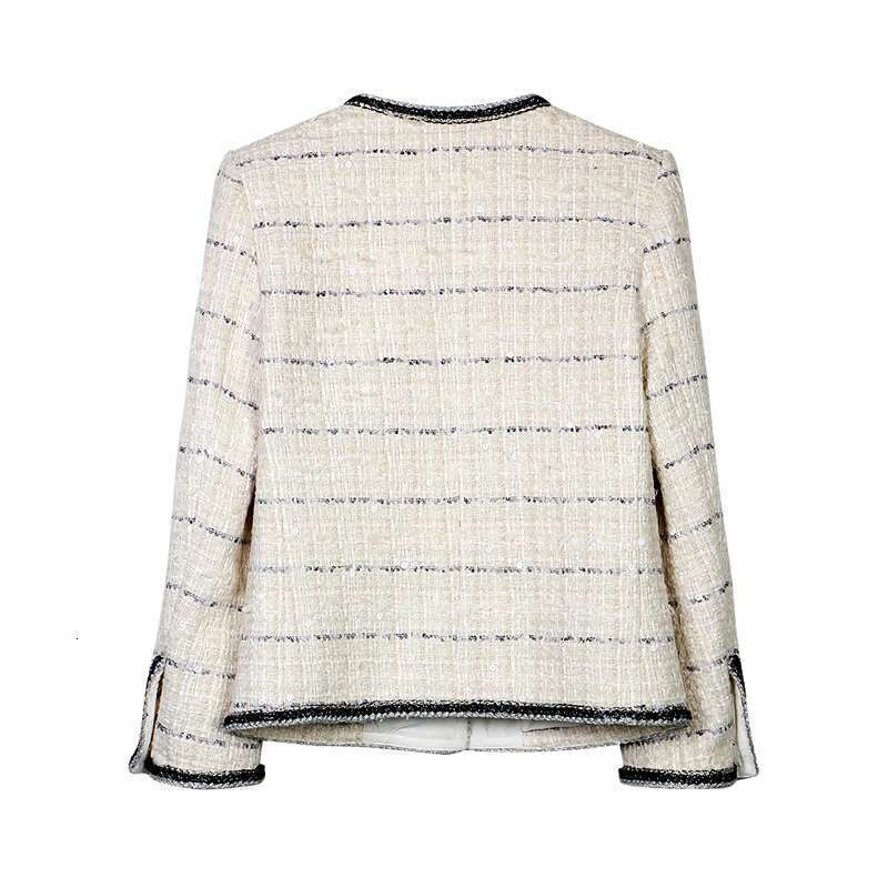 Designer Clothes 2025 New Style Fashionable, Elegant And Comfortable Tweed Jacket French Light High-End Age-Reducing Top