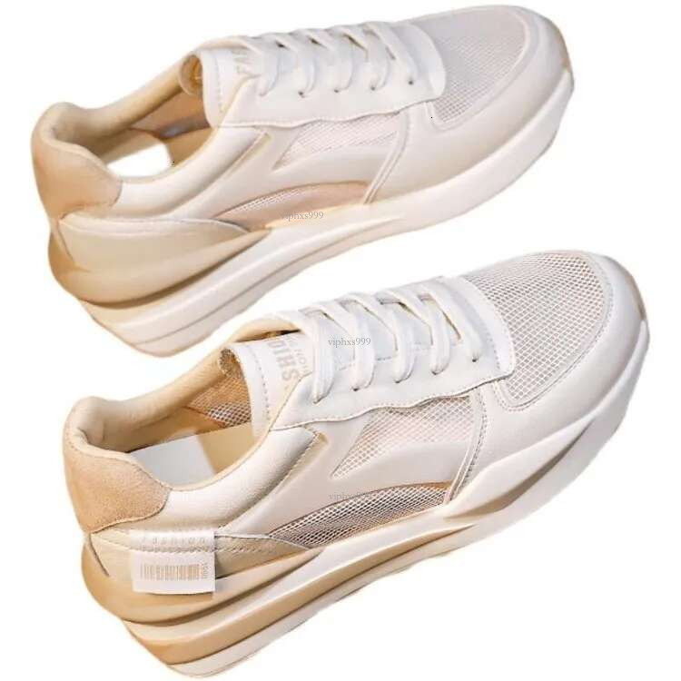 Outdoor Women's Training Running Shoes 2025 Summer New Designer Shoes Thick-soled Interior With Added Breathable Mesh Casual Sports Dad Shoes