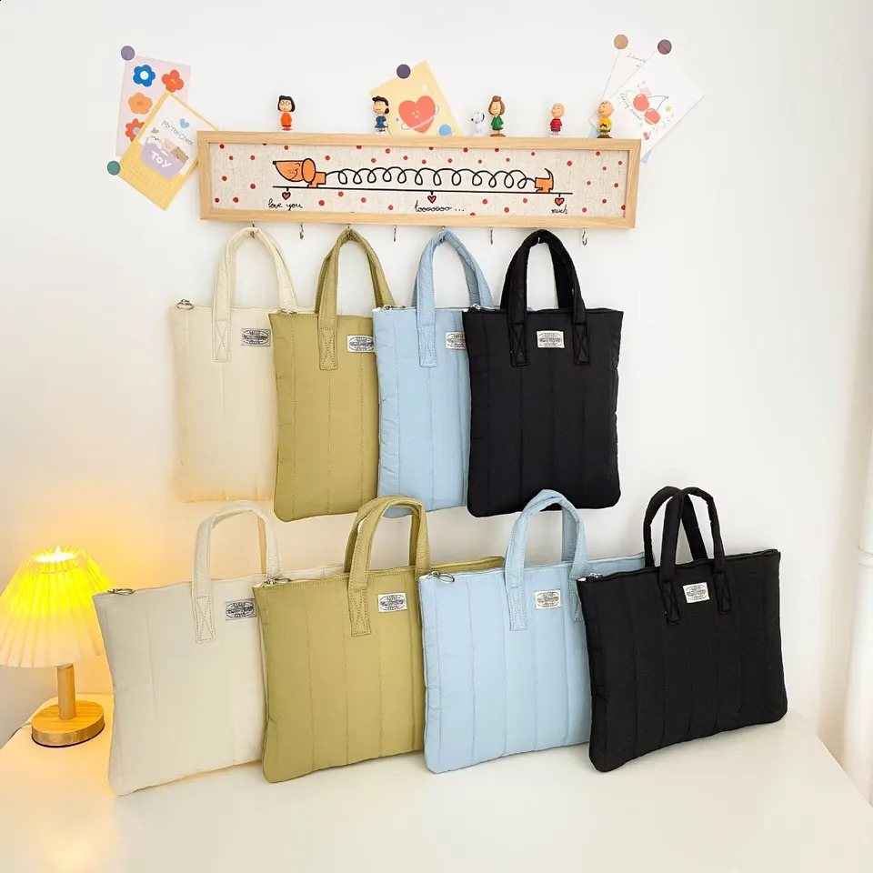 Cute Laptop Handbag Shockproof 11 13 14 15 Inch Notebook Bag Large Capacity Breathable for Ipad/// 250407