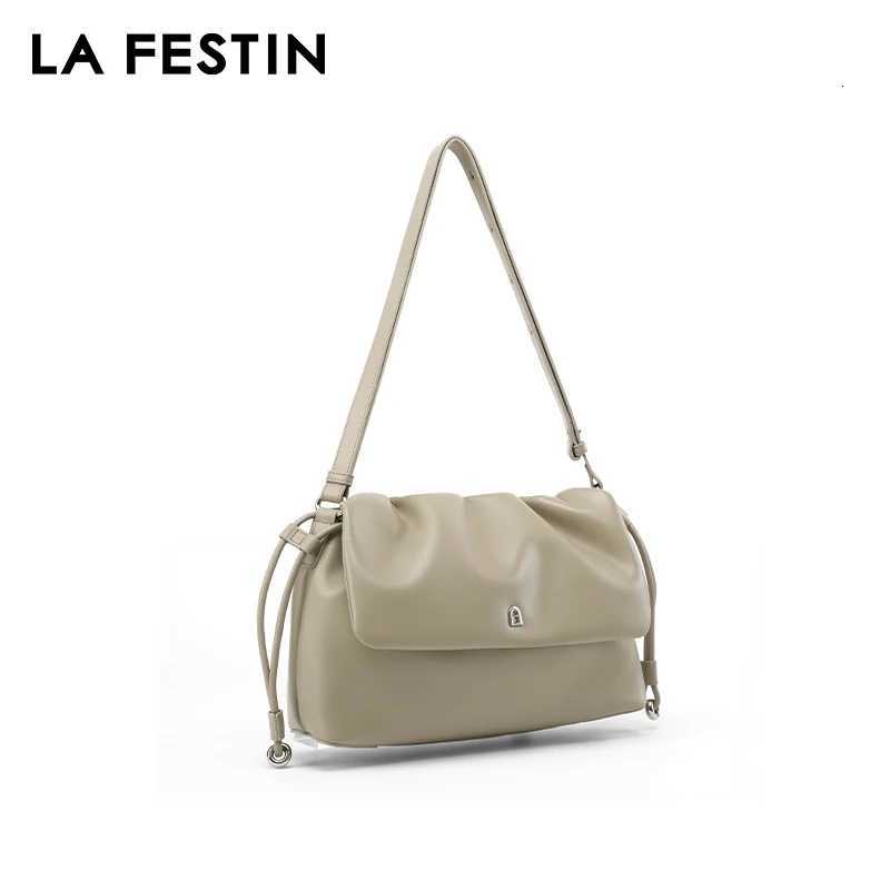LA FESTIN Original Women Bag 2025 New Leather Bag Shoulder Crossbody Bag FAshion High-capacity BagW251112